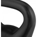 Relaxdays Kettlebell Various Sizes Plastic Kettlebell Fitness Workout Women & Men Swing Barbell Black - BYDHPO3LV