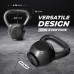 Yes4All Cast Iron Kettlebell With Protective Rubber Base Strength Training Kettlebells for Weightlifting Conditioning Strength & Core Training 15Lb - BUXUX2PN6