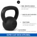 Yes4All Solid Protective Rubber Base Cast Iron Kettlebell Weights – Great for Full Body Workout and Strength Training and 10-40lbs Adjustable Kettlebell Weights Set. - B1162VX3H
