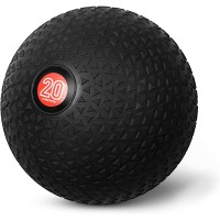 RitFit Exercise Fitness Slam Balls Dead-Bounce Rubber Sand Ball Set Option for Strength and Crossfit Workout 10 15 20 25 30 40 LBS Non-Slip Gym Equipment Weighted Medicine Ball Wall Ball for Full Body Dynamic Training - B2K7CHD3T