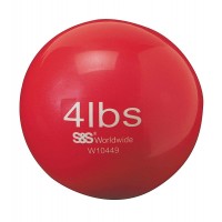 S&S Worldwide No-Bounce Medicine Ball 4-lb 5.3" - BCDJ08B8U