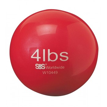 S&S Worldwide No-Bounce Medicine Ball 4-lb 5.3 - BCDJ08B8U
