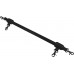25.5 inch Faux Leather Exercise Bar for Pilates Training Home Gym Spreader Bar - BS0CU5XL2