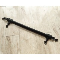 25.5" inch Faux Leather Exercise Bar for Pilates Training Home Gym Spreader Bar - BS0CU5XL2