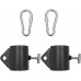 Luwint Olympic Chain Collars Barbell Clamps with Loops for Weightlifting Workout Set of 2 - BVO7B2BI9