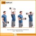 Nisorpa Dumbbell Olympic Super Curl Bar Barbell Solid Chrome Tricep Bar Curl Bending Bar with Barbell Spring Clip Hammer Curl Weight Bar for Home Gym Fitness Weightlifting Strength Training - BNQE5OGYP