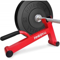 Pinroyal Mini Deadlift Barbell Jack Deadlift Bar Jack with Rubber Handle Load and Unload Weight Plates,for Deadlifting Powerlifting and Weightlifting - B03RMAH0D
