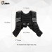 JBM Weighted Vest 12 lb for Men and Women Neoprene Fabric Sand Filling & Adjustable Buckle Strap for Workout Cross Fit Strength Training Running Muscle Building Weight Loss Fitness - B5FKI8D48