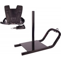 miR Heavy Duty Weighted Power Speed Training Sled with Shoulder Harness Color Options - BA2HA86UO