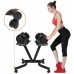 ATIVAFIT Adjustable Dumbbell Stand Fitness Dial Dumbbell Rack with Adjustable Belt for Home Gym Set - BACXDAF2C
