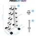 BiJun Dumbbell Rack Weight Rack Solid Steel Storage Dumbbell Stand Holder A-Frame Small Weight Racks Free Weights Dumbbells for Home Gym Exercise - BUZVERBE2