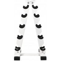 BiJun Dumbbell Rack  Weight Rack Solid Steel Storage Dumbbell Stand Holder A-Frame Small Weight Racks Free Weights Dumbbells for Home Gym Exercise - BUZVERBE2