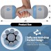 BOGACTIV Adjustable Dumbbells Weights Dumbbells Set for Women Men and Children 2 Exercise & Fitness Dumbbell with Non-Slip Handles Free Weights for Home Gym & Office Workout Hand Weights - B689KB4R0