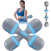 BOGACTIV Adjustable Dumbbells Weights Dumbbells Set for Women Men and Children 2 Exercise & Fitness Dumbbell with Non-Slip Handles Free Weights for Home Gym & Office Workout Hand Weights - B689KB4R0