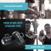 Cardio Max Ultra-Dense Stainless Steel Hand Weights with Anti-Slip Silicone Finger Loop Set of 2 for Workout Fitness Training for Men and Women 3.0 lbs with Bag Black - BH1BPK43U
