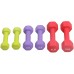 LANGXUN Colored Neoprene Coated Dumbbell Set with Rack Weights 32Lb Set Exercise & Fitness Dumbbells 3 Lb 5 Lb 8 Lb - BYM2TD7SE