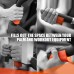 M MANUEKLEAR Thick Bar Fat Grips Anti-Slip Rubber Grips Adjustable Training Adapter for Fat Bar,Weight Lifting Barbells Dumbbells Training,Pull-up Bars - BKV8GR8WM