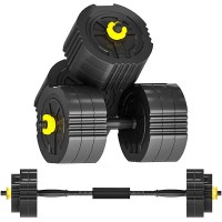 SogesHome Weights Dumbbells Set-Adjustable Dumbbells for Men and Women Weight Lifting Training Weight Equipment Set with Connecting Rod Pair for Home Gym - B4V1YGAN1
