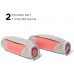 bebe Hand Weights for Walking Running Jogging Set of 2 | 2lb Pair 1lb Each Weight | Soft Neoprene Reflective Strap for Women - BQY2XYJ2T