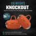 Egg Weights Knockout 4.0 lbs Hand Dumbbell Sets Ultra-Dense Bismuth Hand Weights Cylindrical-Shape with Anti-Slip Silicone Rubber Finger Loop for Shadowboxing Kickboxing for Men and Women 2 Eggs 2.0 lbs Each - BZXDNIXJ8