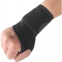 Nofaner 1 Pair Wrist Brace Carpal Tunnel Adjustable Compression Wrist Support for Working Out Sport Weightlifting Ergonomic Hand Wrist Protector Wraps Strap - BK041MWM3