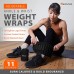 Pair of Ankle Weights Can Be Adjusted Up to 5.5 LB Each Set of 2 x Weight Wraps Total 11 lbs Leg Weights Walking Weights Exercise Wrist Weights Adjustable Weights for Man and Women at Home - B3J065CGL