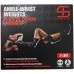 Shred & Tone Adjustable Ankle Wrist Weights 1 Pair Black Gray - BLN2E7210