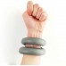 Wrist & Ankle Weights Ring for Men and Women Adjustable Wearable for Gym Fitness Training Dance Barre Pilates Cardio Aerobics Walking Swimming Yoga Jogging 2 Included 0.75lb per Grey - BJW4JM64F