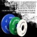 EVERYMATE Change Weight Plates 1.25LB 2.5LB 5LB Set Fractional Plate Olympic Bumper Plates for Cross Training Bumper Weight Plates Steel Insert Strength Training 10LB 15LB 25LB 35LB 45LB - B9YENOA2I