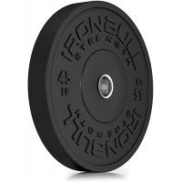HD Bumper Plates 2" Single 10LB 15LB 25LB 35LB 45LB One 1 Rubber Weight Plate in Pounds for Olympic Barbells Ideal for Cross-Training Weightlifting Fitness and Gym Weights - BYY9IXUU9