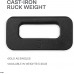 Ruck Plate for Rucking Backpack Cast Iron Ruck Weights for Ruck Sack Sold Separately & Available in 5 lb 10 15 20 Pound Options - BH1C09GB1