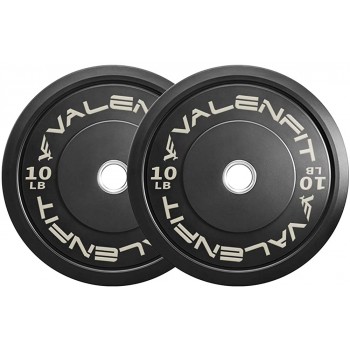 Weight Plates in Pairs and Singles Olympic 2 Inch Weight Plate with Steel Insert Rubber Fully Covered | Free Weight Plates Set for Strength Training Squat Bench Deadlifting - BR23F9Y43