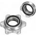 uxcell Dumbbell Hex Nut 2Pcs 28mm Anti-Slip Spin Lock Collar Screw for Barbell Dumbbell Weight Lifting Silver - BA62Z0IT7
