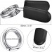 uxcell Spring Clip Collars 2Pcs 25.4mm Gym Weight Bar Barbell Spring Collar Clip Dumbbell Lock Clamp Tool - BQBR190XQ