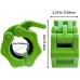 yuntop 1 Pair Barbell Clamps of Locking 1'' Diameter Standard Bar Quick Release Locks Collar Clips Dumbbell Lock Clips for Workout Fitness Training BodybuildingGreen - B785P37ZR