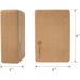 Cork Yoga Block 2 Pack Natural Yoga Blocks 9x6x4 Support and Improve Poses Flexibility Non-Slip&Anti-Tilt Lightweight Odor-Resistant| Moisture-Proof Great for Meditation Fitness & Gym - BOME7MG05