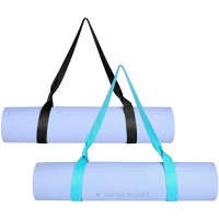 Yoga Mat Strap Carrier 2Pack Adjustable Yoga Mat Sling for Carrying Yoga Mat Not Included - B2RIJ318G