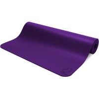 Bean Products Yogi Premium Yoga Mat | Closed Cell Non-Skid Slip Resistant Double Sided | 4mm Thick 73” L x 24” W Extra-Long | Non-toxic SGS Certified | Earth-Friendly Exercise Gym Mat - BXZMZ376G