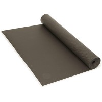 Manduka GRP Hot Yoga Mat – Premium 6mm Thick Ultra Absorbent Fitness Mat Extreme Slip Resistance for Bikram Vinyasa Ashtanga Gym Pilates 71 Inches Steel Grey Color - BTHHOIRDE