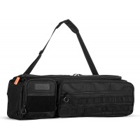 Fitdom Large Tactical Inspired Yoga Mat Carry Sling Bag with Multiple Pockets. Easy Access & Organizing Gym Gears. Fits Thick & Thin Mat Sizes. Expandable Compartment Can Store Up to 2 Yoga Blocks. - B8EGC1NBH
