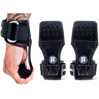 Weight Lifting Grips With Wrist Straps Lifting Straps With Power Grip For Deadlifts Weightlifting Gloves For Max Weight & Reps Non-slip Weight Lifting Wrist Straps With Lifting Grips Pair - B2CNREPZH