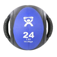 Cando 23950 Dual Handle Medicine Ball 24 lbs - B225BGAO3