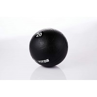 Vitos Fitness Exercise Slam Medicine Ball 10 to 100 Pounds | Durable Weighted Gym Accessory Strength Conditioning Cross Training Core Squats Lunges Spike Ball Rubber Weight Workout - BNNE7FFA5