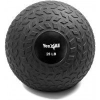 Yes4All Slam Balls Black Blue Teal Orange & Glossy 10-40lbs for Strength and Crossfit Workout – Slam Medicine Ball - BYS8RM6CC