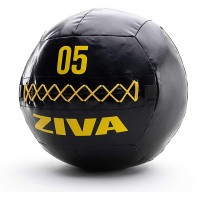 ZIVA Unisex's Performance Wall Ball 5 kg Black Yellow One Size - BTWC5N8CU