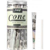 Nilef Dollar Pre Rolled Cones 50 Cones King Size Hundred Dollar Bill Rolling Papers with Tips Unrefined Money Rolling Cones Rolling Paper Wraps Slow Burn - BTEOFYGXD